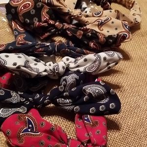 Set of 6 new paisley headbands